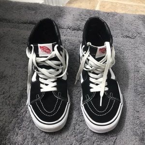 Black vans sk8 highs